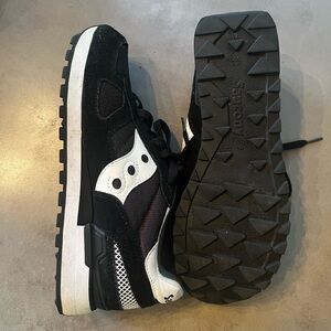 Saucony Kids Black and White Sneakers